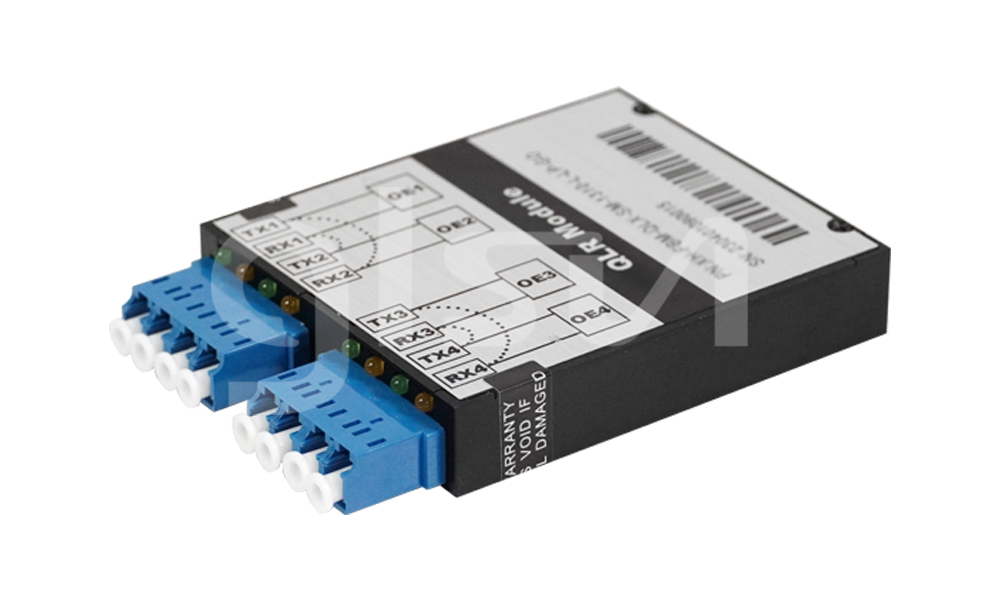 Quad Port 10G LR Fiber Bypass Module